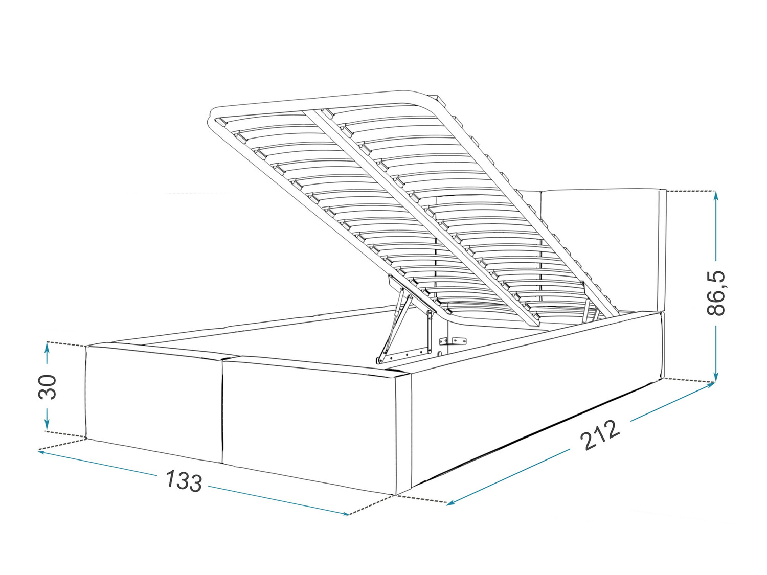 Bett Fairfield 109 (Grün)