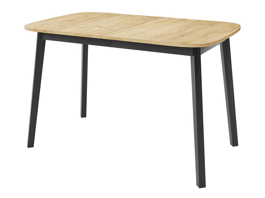 Tisch Edmond 110 (Craft-Eiche Gold + Schwarz)