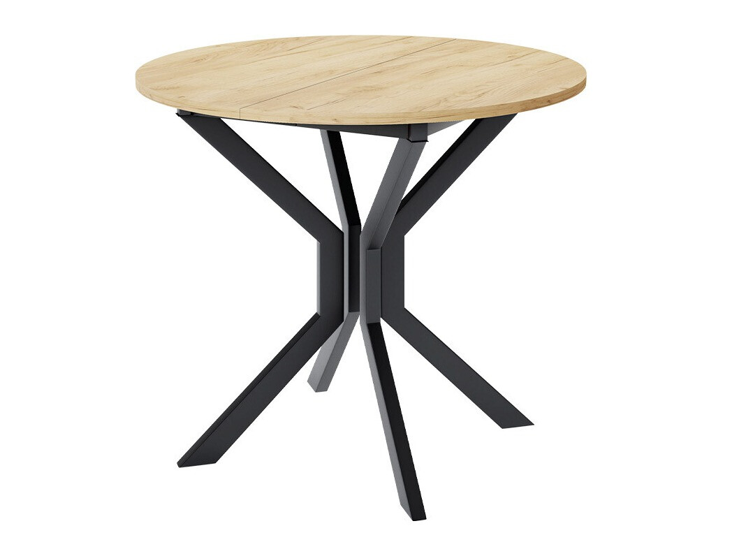 Tisch Edmond 111 (Craft-Eiche Gold + Schwarz)