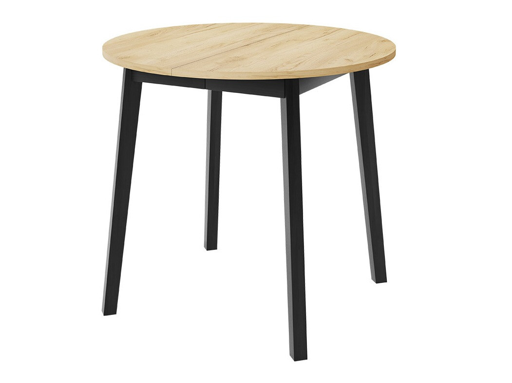 Tisch Edmond 112 (Craft-Eiche Gold + Schwarz)