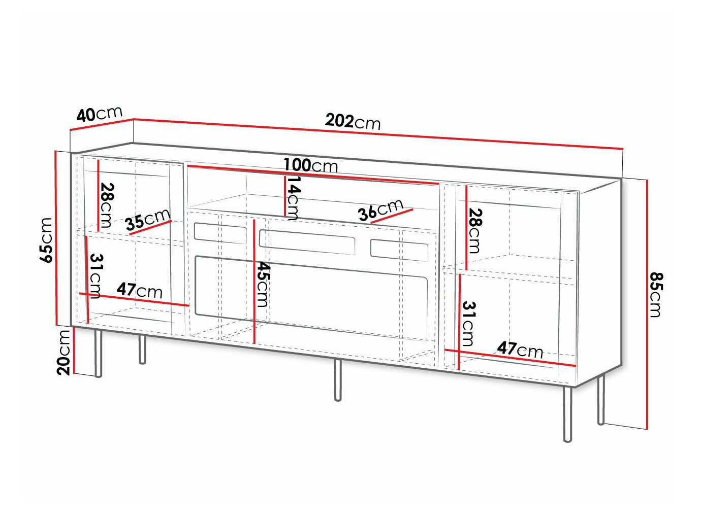Sideboard Charlotte R104