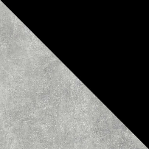 Essgruppe Edmond 121 (Grauer Marmor + Schwarz)