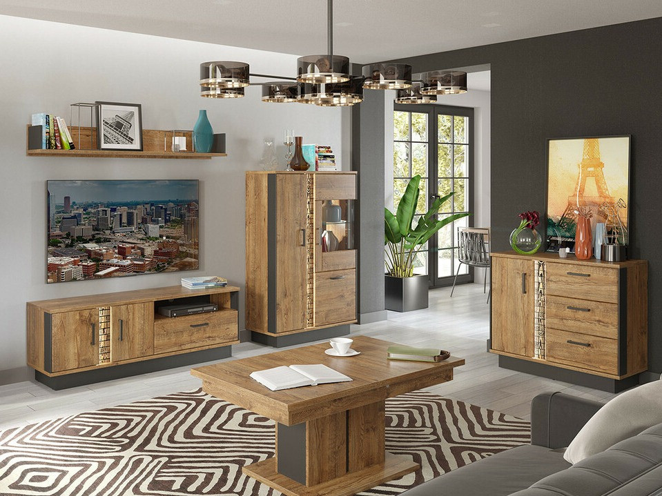 Wohnzimmer-Set Dunvelo 129