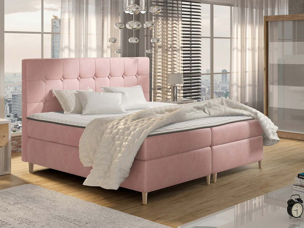 Boxspringbett Baltimore 130 (Magic Velvet 2257)