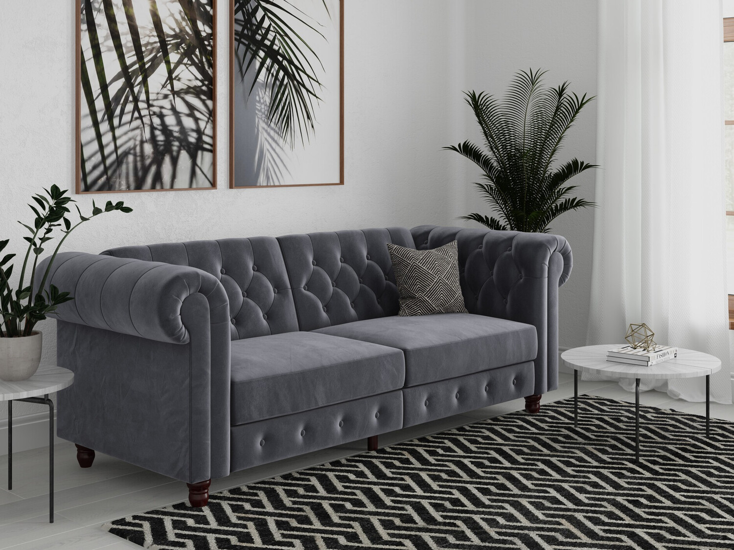 Schlafsofa Denton 1190 (Anthrazit)