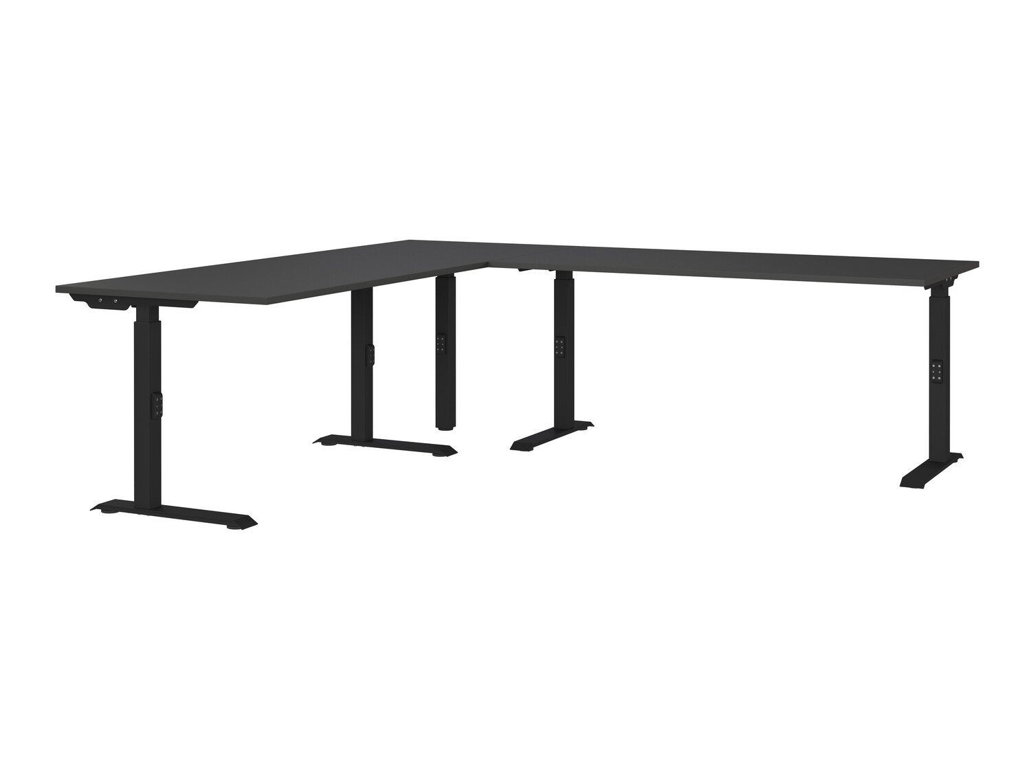 Höhenverstellbarer Schreibtisch Feltoru 119 (Graphit)