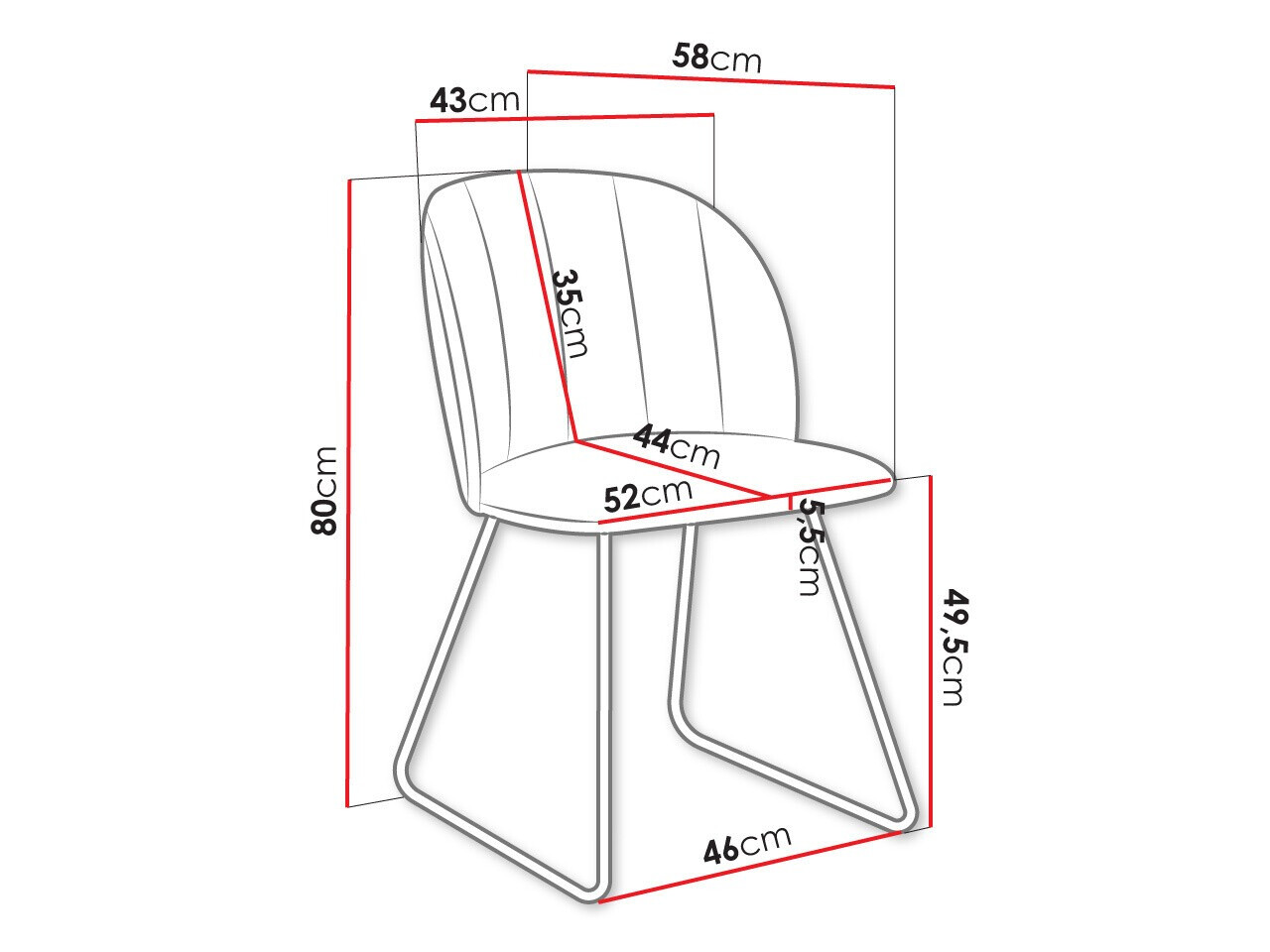 Stuhl Comfivo Passer I (Magic Velvet 2250)