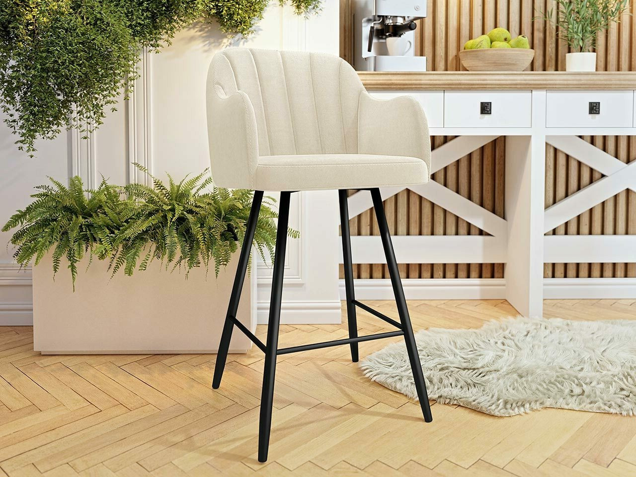 Barstuhl Comfivo Anser I (Magic Velvet 2250)