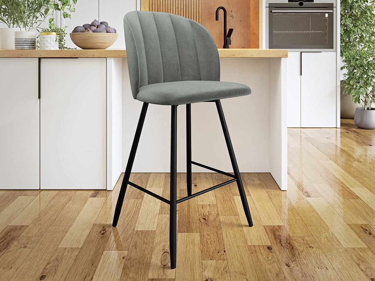 Barstuhl Comfivo Anser II (Magic Velvet 2217)