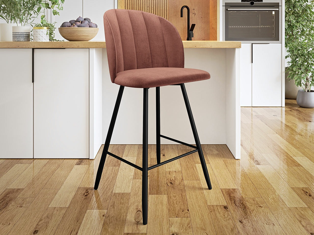 Barstuhl Comfivo Anser II (Magic Velvet 2258)