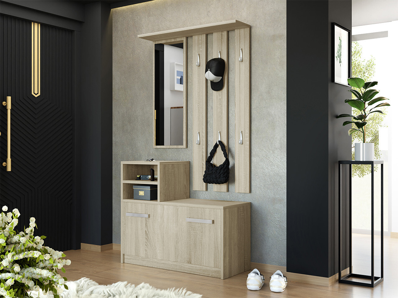 Flurgarnitur Candum (Sonoma eichenholz)