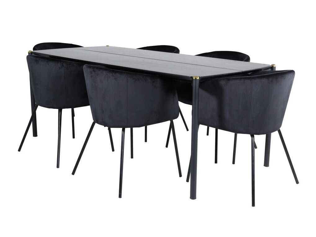 Essgruppe Dallas 4275 (Schwarz)