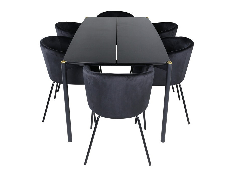 Essgruppe Dallas 4275 (Schwarz)