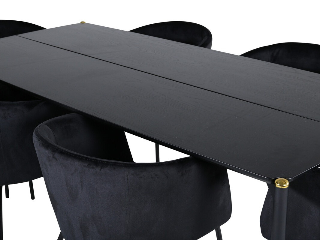 Essgruppe Dallas 4275 (Schwarz)