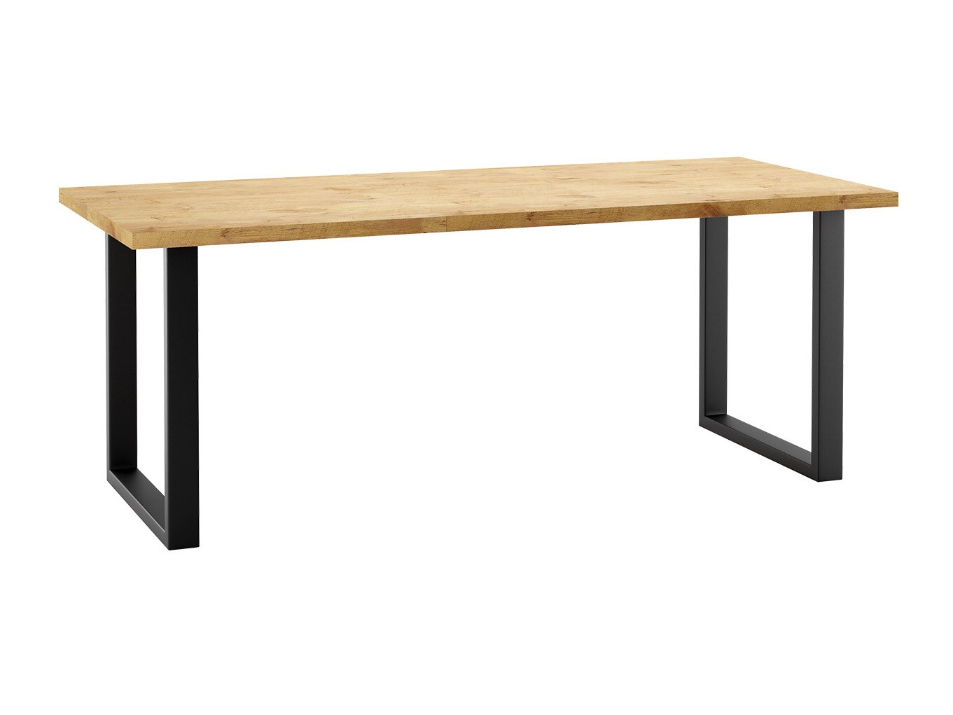 Couchtisch Oswego 100 (Schwarz + Craft eichenholzoptik)