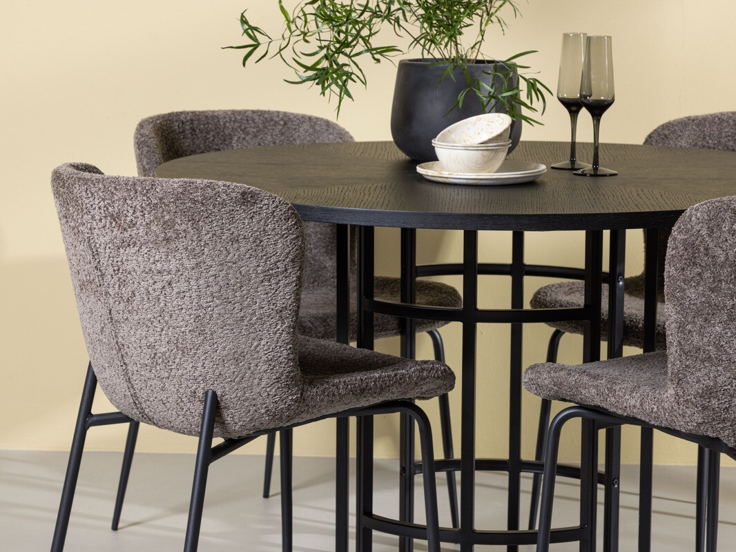 Essgruppe Dallas 4143 (Braun + Schwarz)
