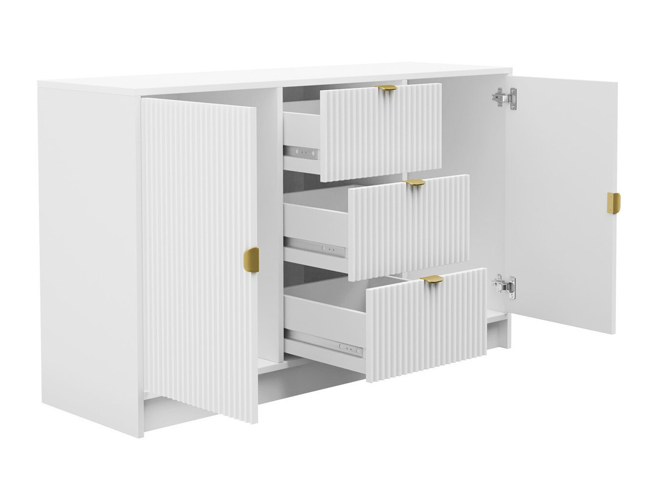 Wohnzimmer-Set Comfivo Papilio I (Schwarz)