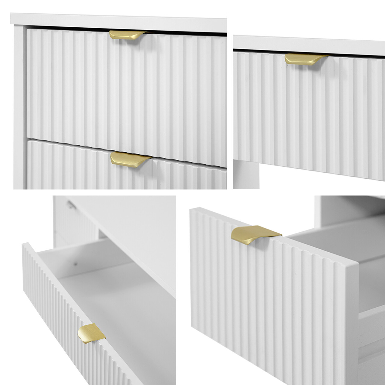 Wohnzimmer-Sets Comfivo Papilio I (Weiss)