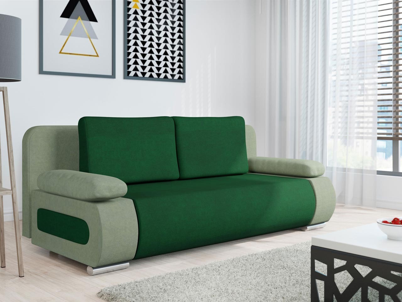Schlafsofa Comfivo Pudor (Uttario Velvet 2954 + Uttario Velvet 2951)