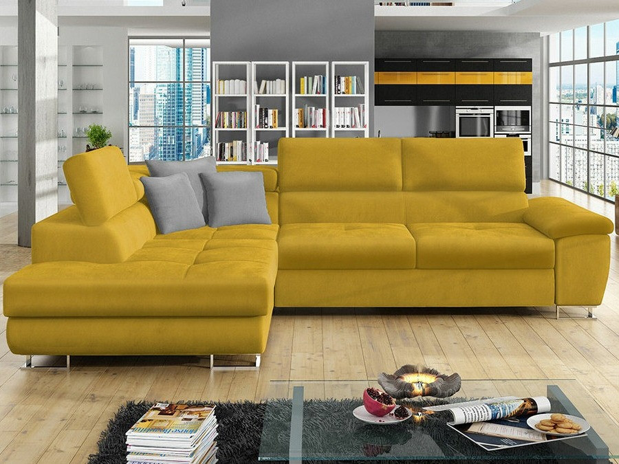 Ecksofa Comfivo 166 (Magic Velvet 2234 + Magic Velvet 2217)