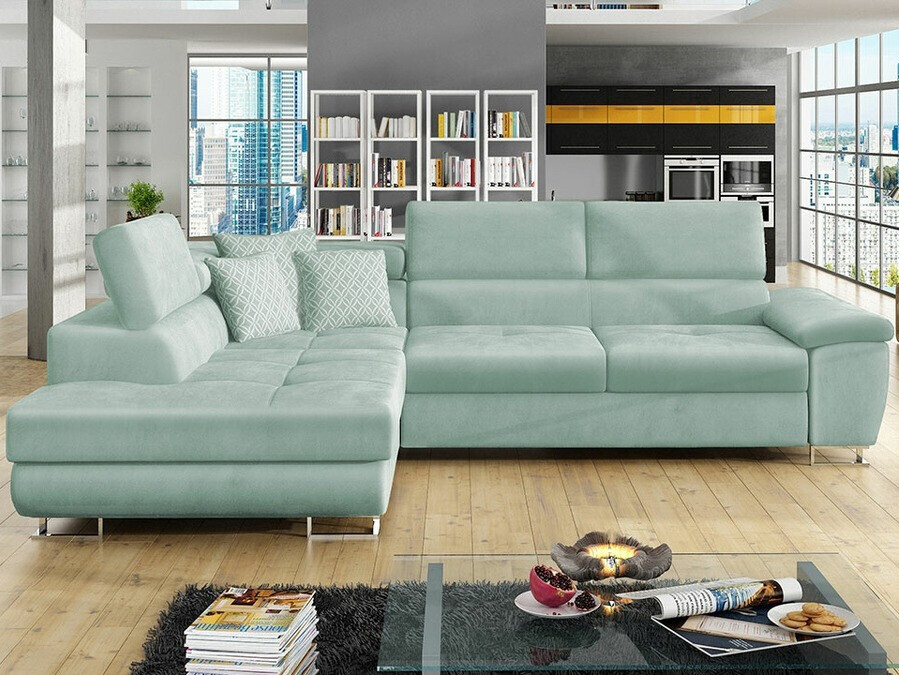 Ecksofa Comfivo Ruta II (Magic Velvet 2227 + Evo 29)