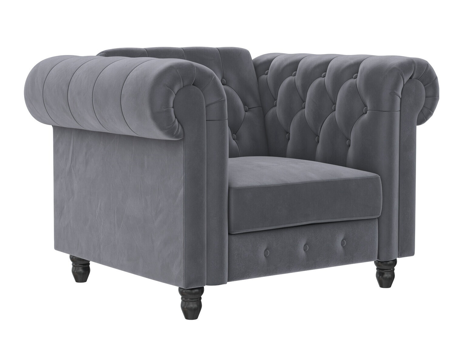 Chesterfield sessel Tulsa 630 (Grau)