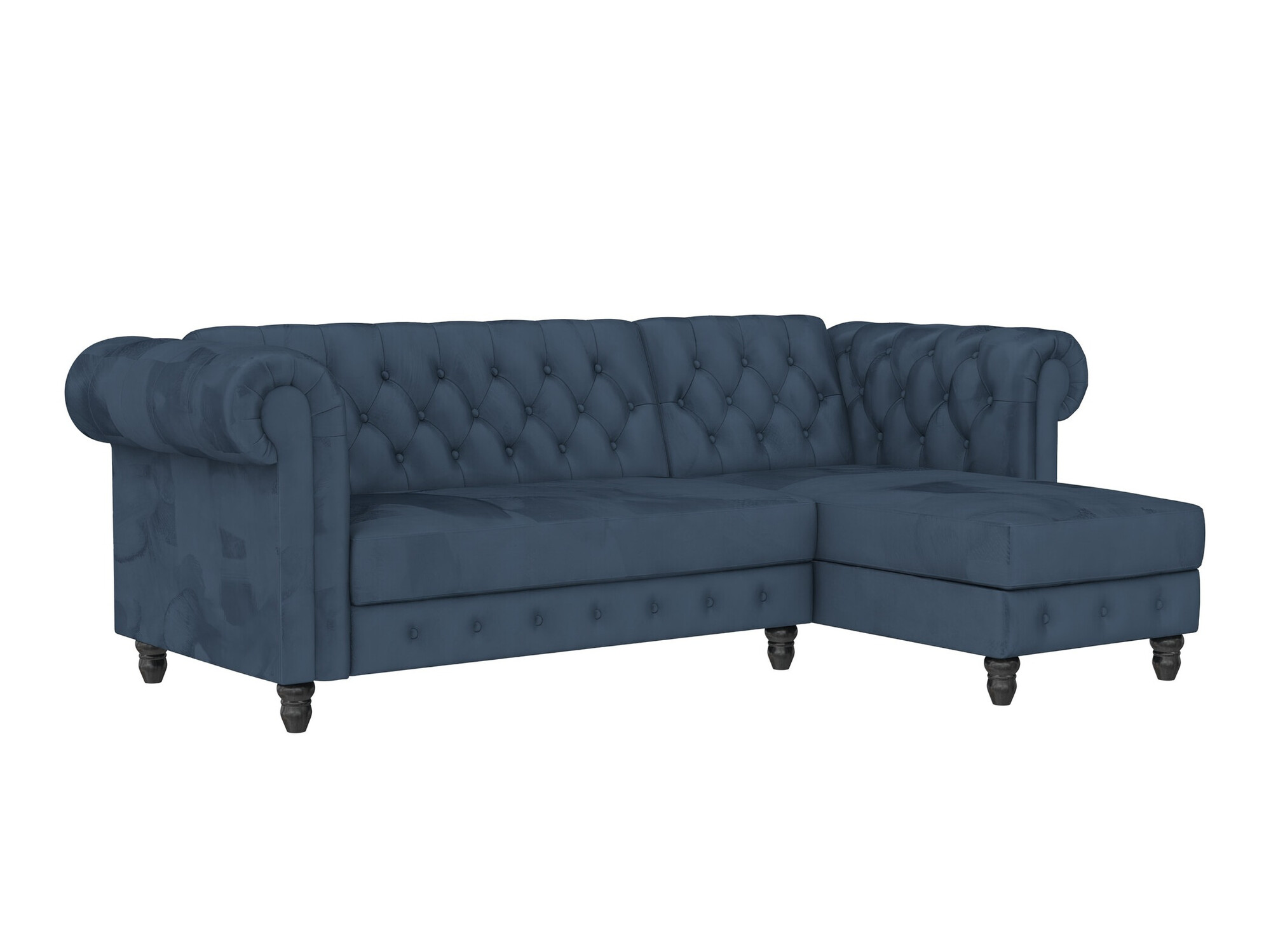 Chesterfield ecksofa Tulsa 622 (Blau)