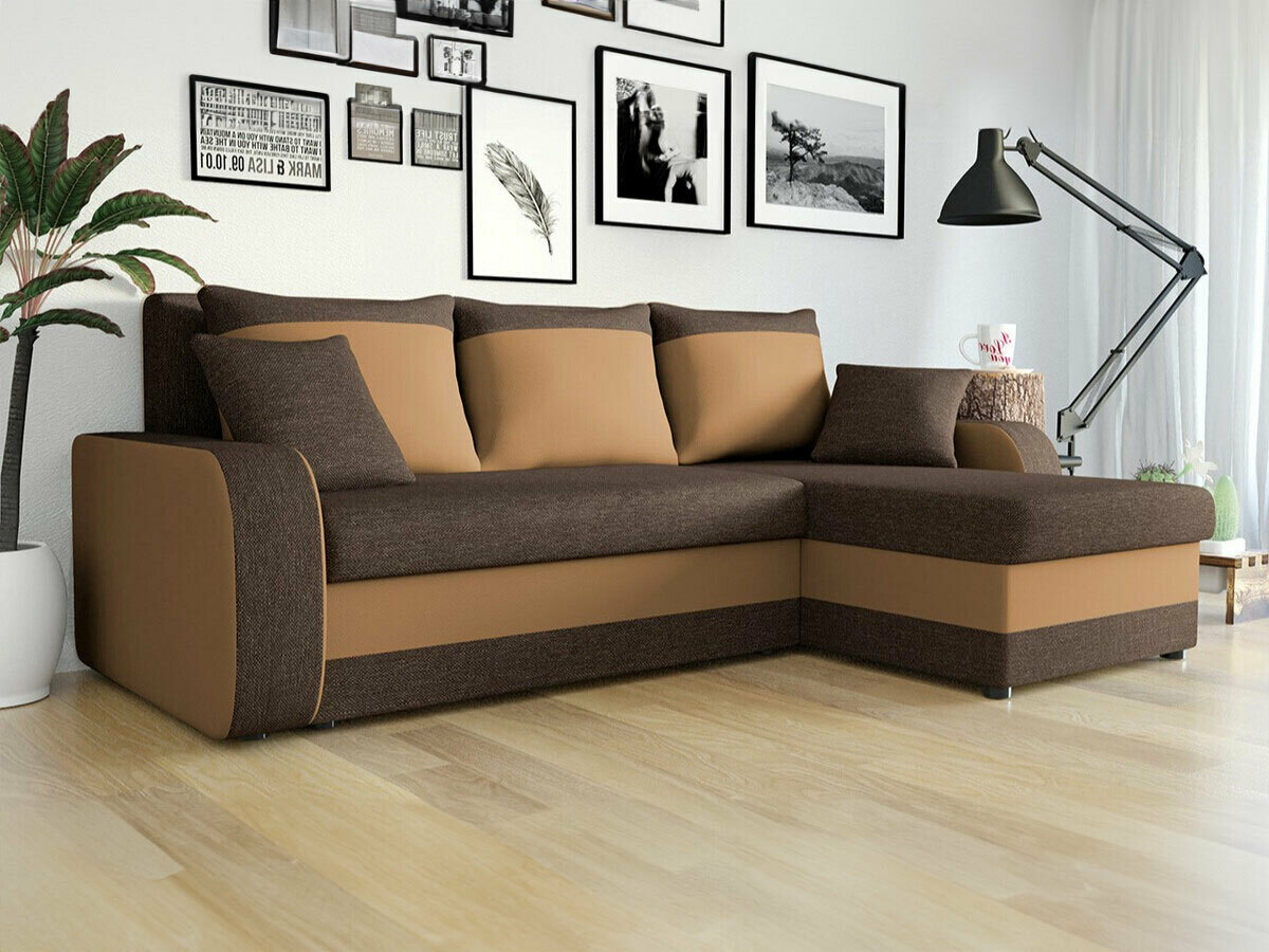 Ecksofa Comfivo 135 (Boss 06 + Weich 003)