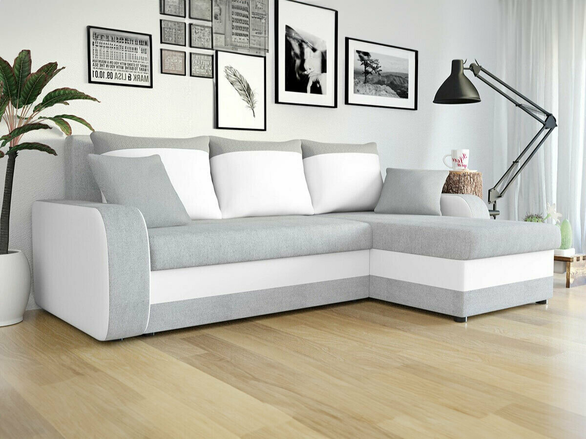 Ecksofa Comfivo 135 (Enzo 162 + Rain 01)