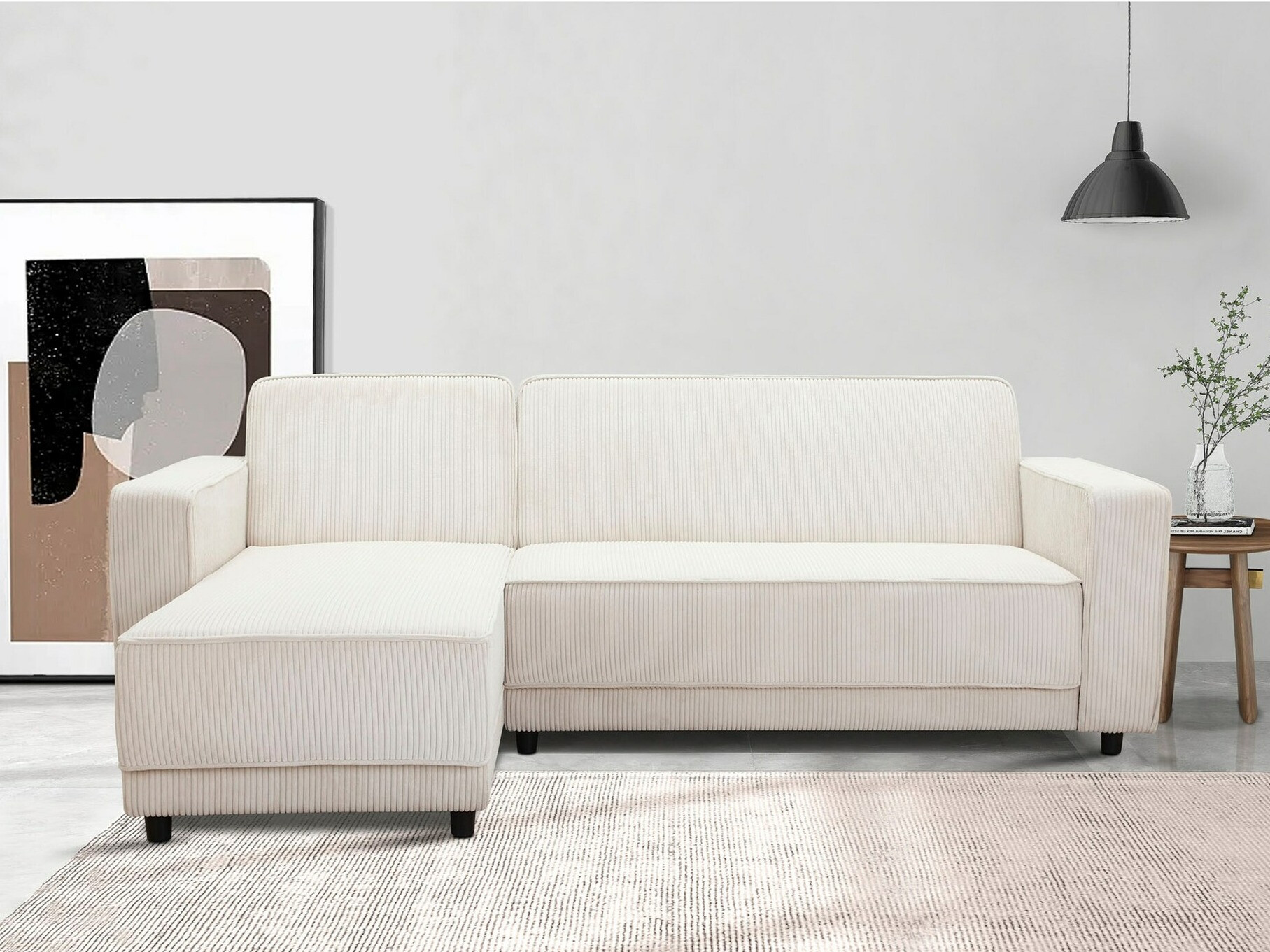 Ecksofa Tulsa 633 (Cremefarben)