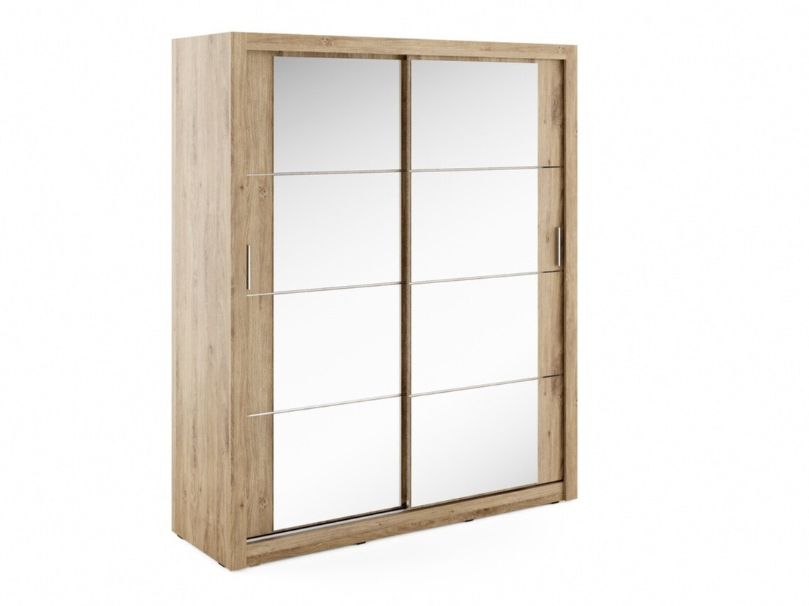 Kleiderschrank Fresno 102 (Eiche hell)