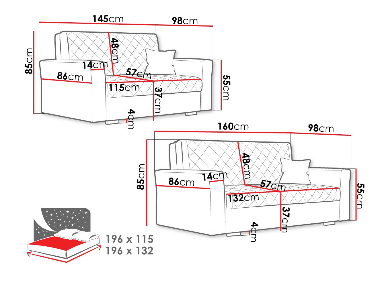 Polstermöbel-Set Clarona IV (Zanzibar 190)