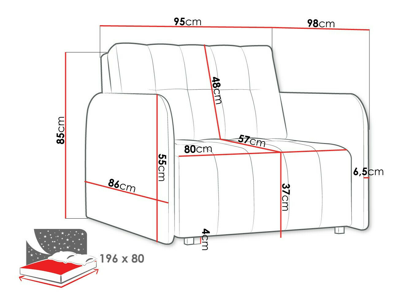 Sessel Aquarin I (Kronos 9)