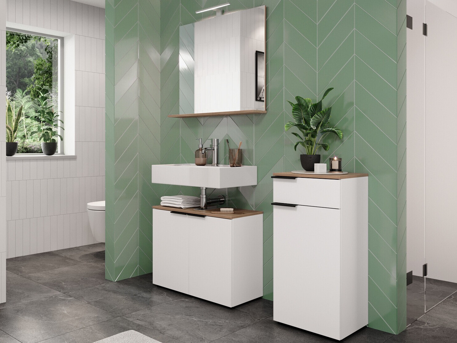 Badezimmer-Set Fioloru 106