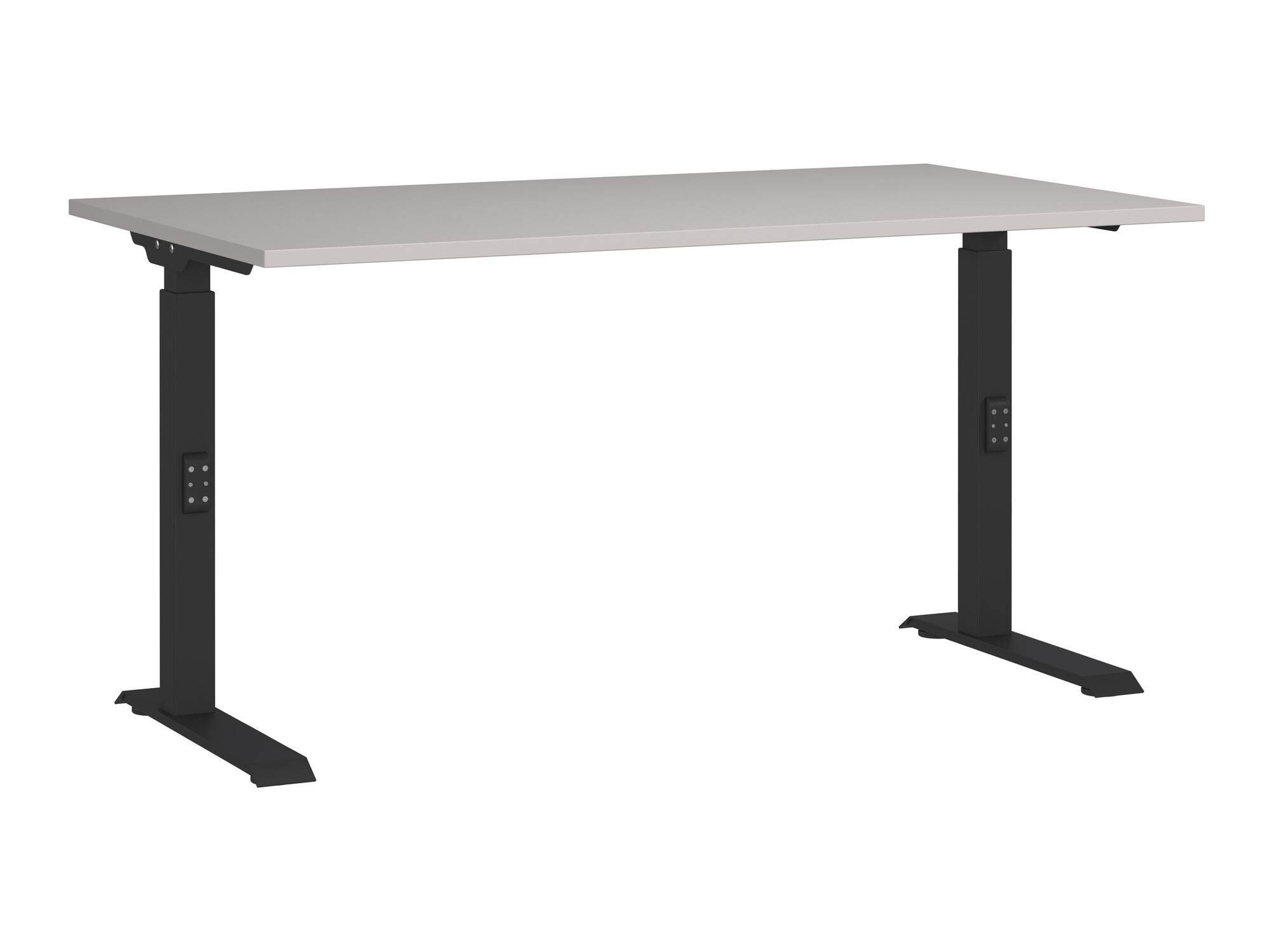 Bürotisch Sacramento 419 (Grau + Schwarz)