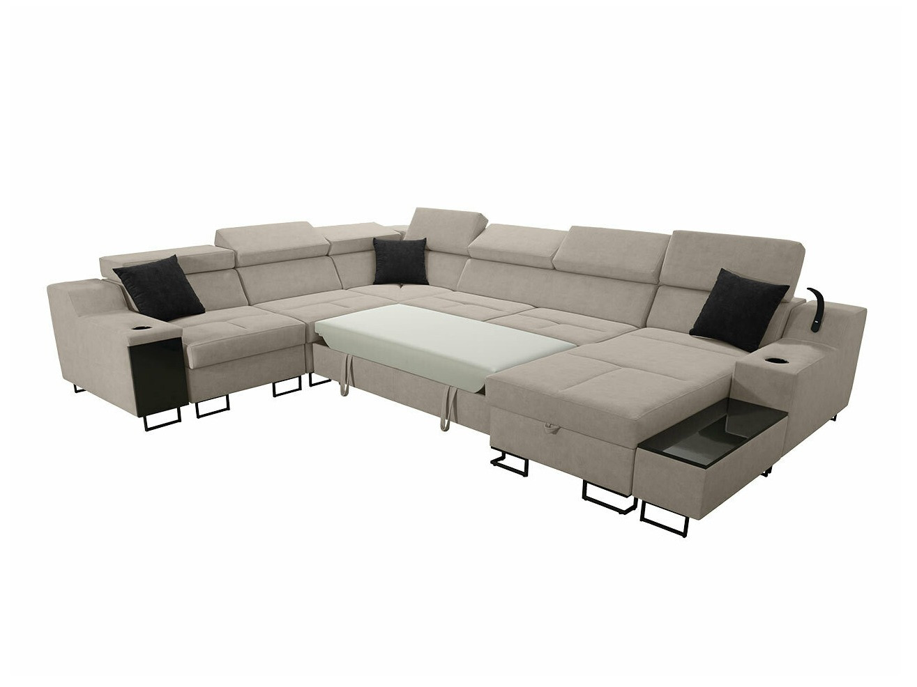 Ecksofa Sarasota 160 (Uttario Velvet 2955 + Uttario Velvet 2978)