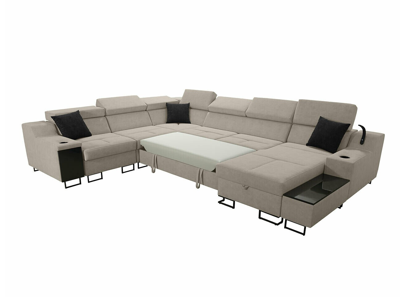 Ecksofa Sarasota 160 (Uttario Velvet 2980 + Uttario Velvet 2973)