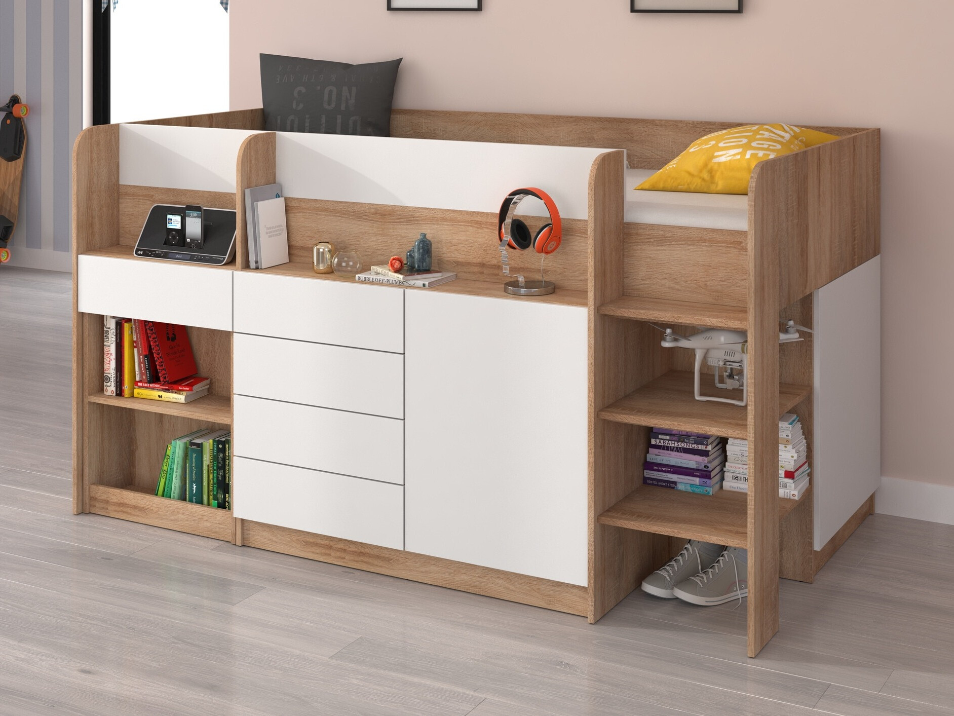 Hohes Bett Gilroy 116