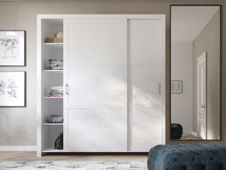 Kleiderschrank Murrieta 190 (Weiss)