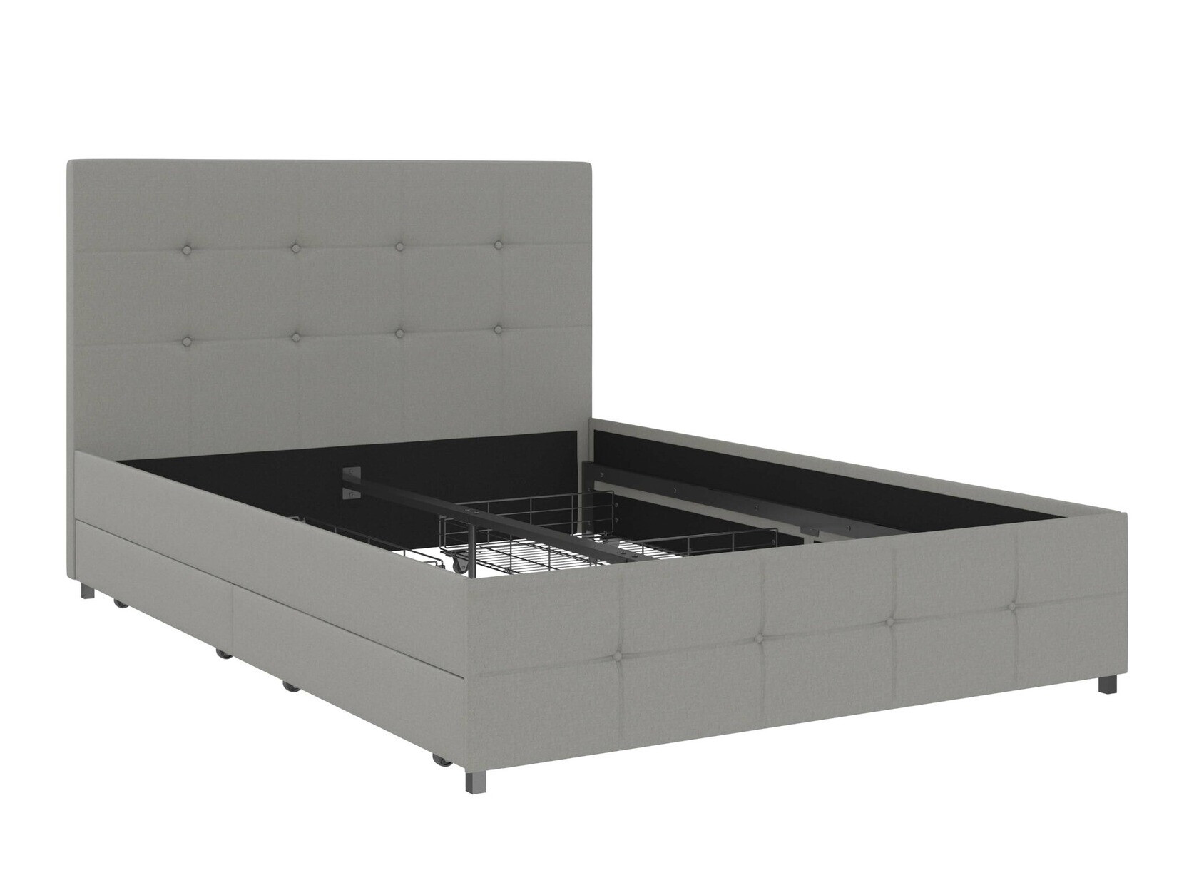 Bett Denton 1269 (Hellgrau)