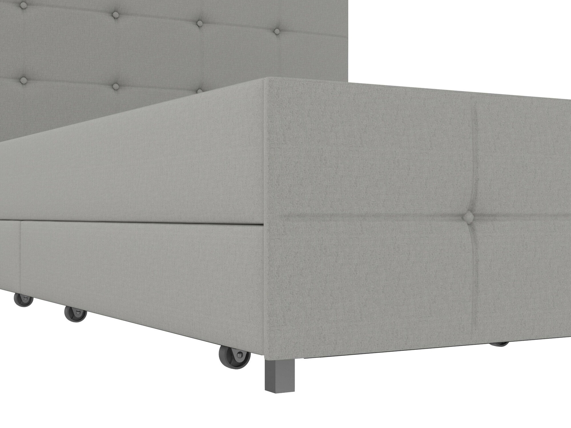 Bett Denton 1269 (Hellgrau)