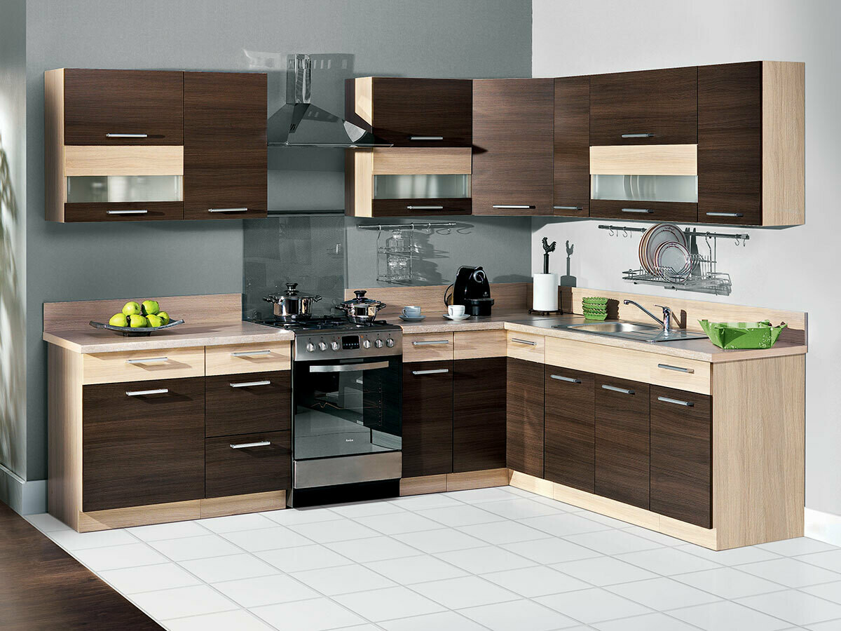 Modularer Wandschrank Mode Dark 100