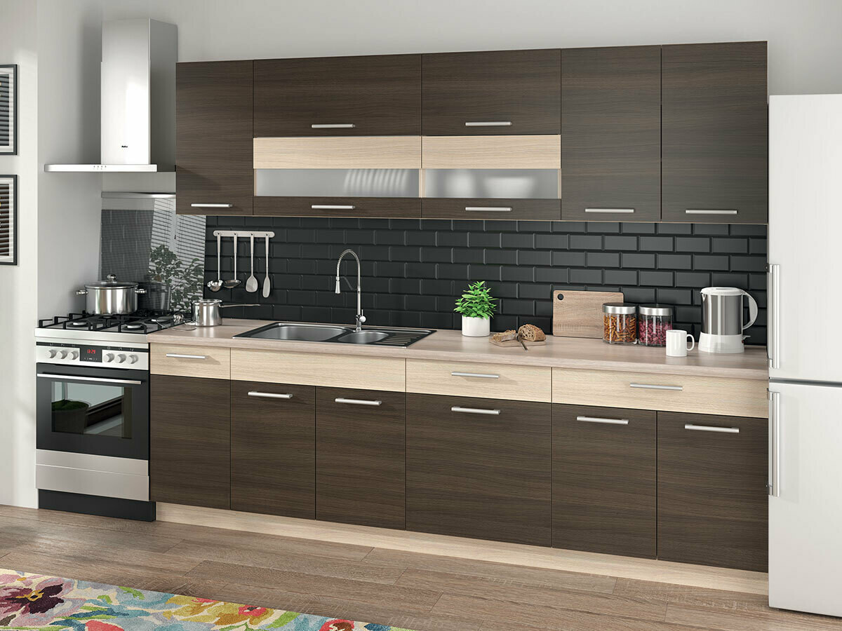 Modularer Wandschrank Mode Dark 122