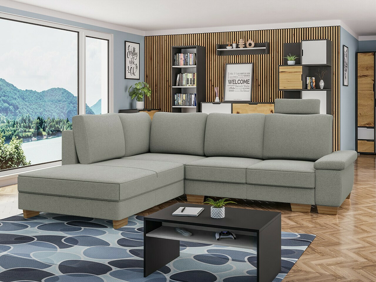 Ecksofa Lincoln 183 (Barrel 83)