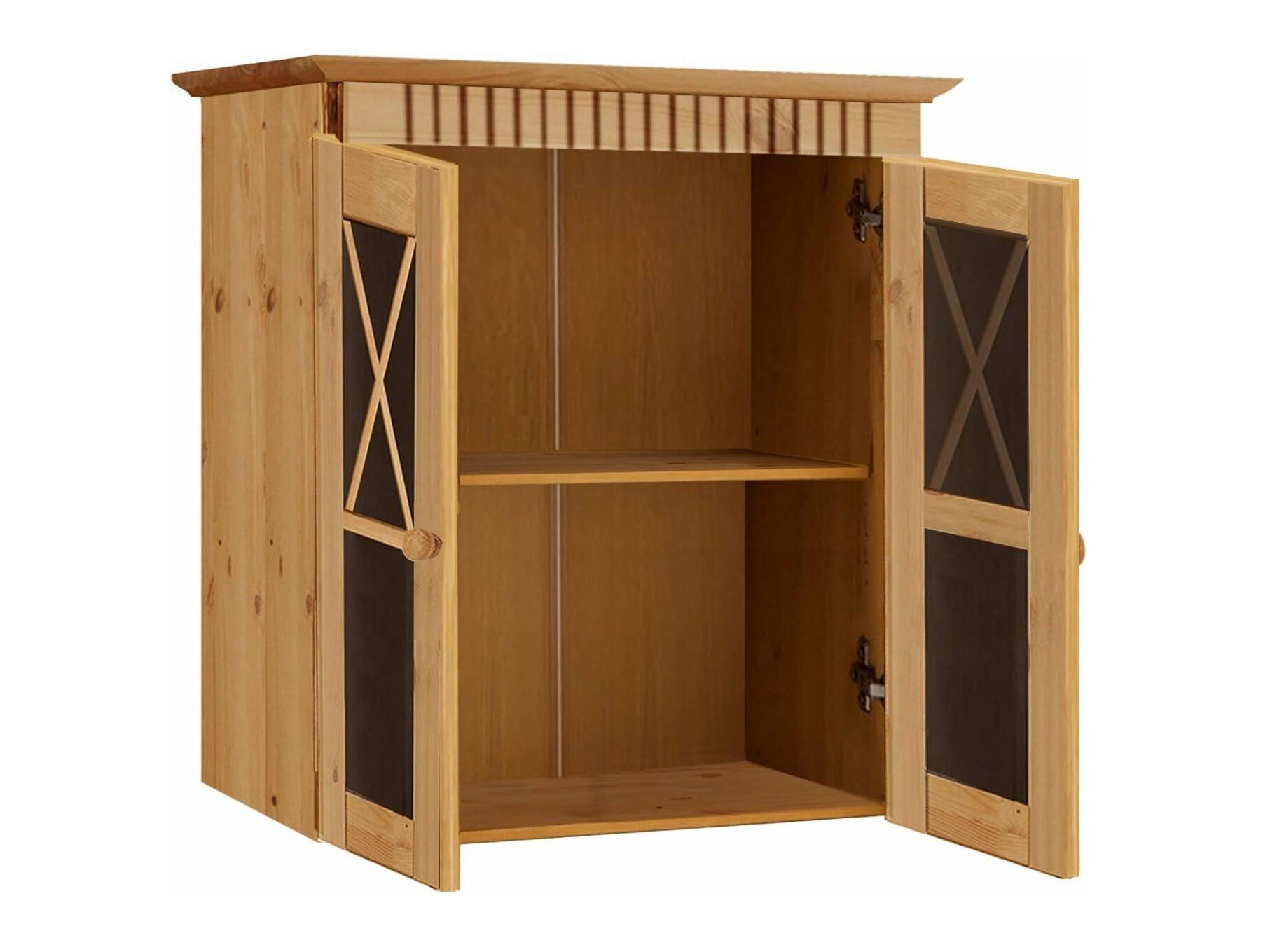 Wandhängeschrank für Badezimmer Deletri 102 (Kiefernholzoptik)