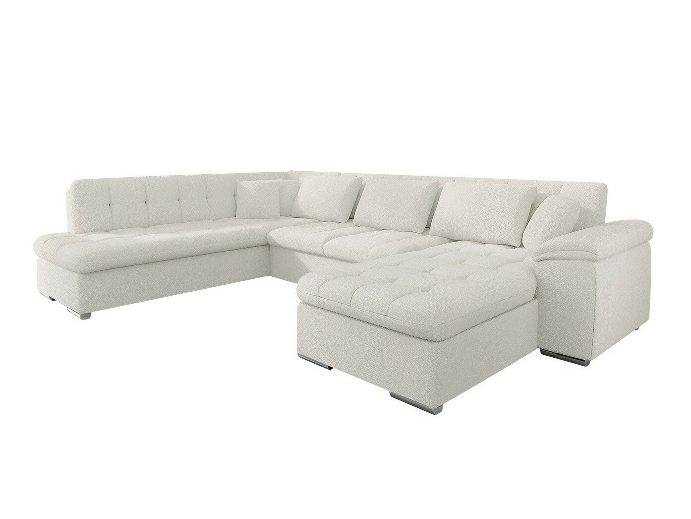Ecksofa Comfivo Gemma VI (Boucle Baloo 2073)