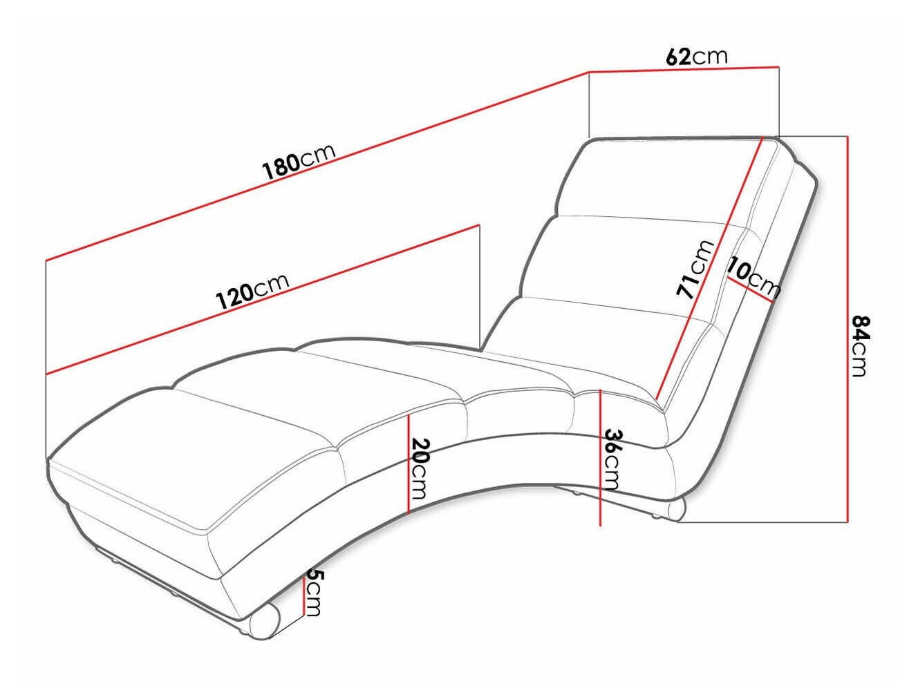 Chaiselongue Comfivo 109 (Magni 206.18)