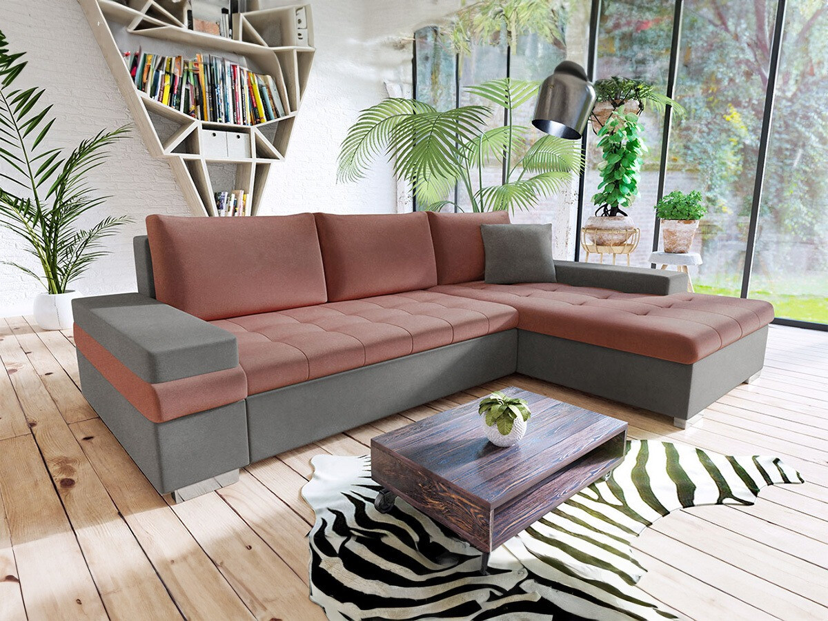 Ecksofa Comfivo Olivetum I (Magic Velvet 2217 + Magic Velvet 2258 + Magic Velvet 2217)