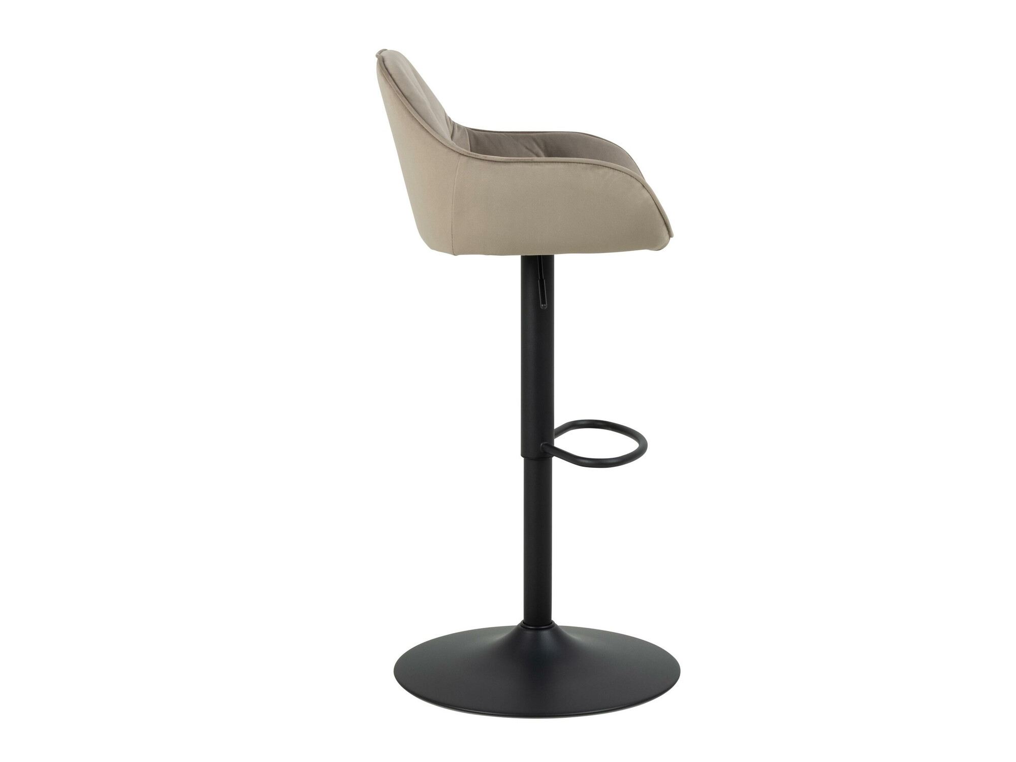 Barstuhl Norsica 776 (Schwarz + Beige)