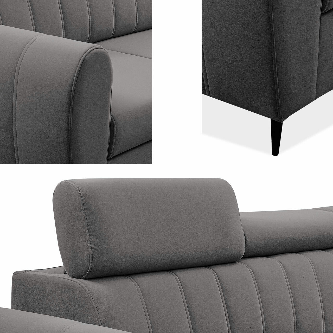 Ecksofa Temple 125 (Kronos 09)